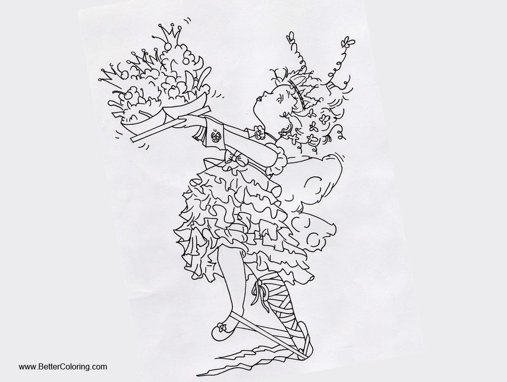 Free Fancy Nancy Coloring Pages Fan Art by odraconiandevil2 printable