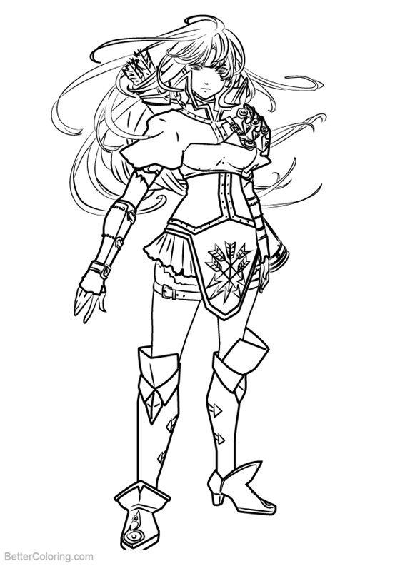 Fire Emblem Coloring Pages Clarisse Free Printable Coloring Pages