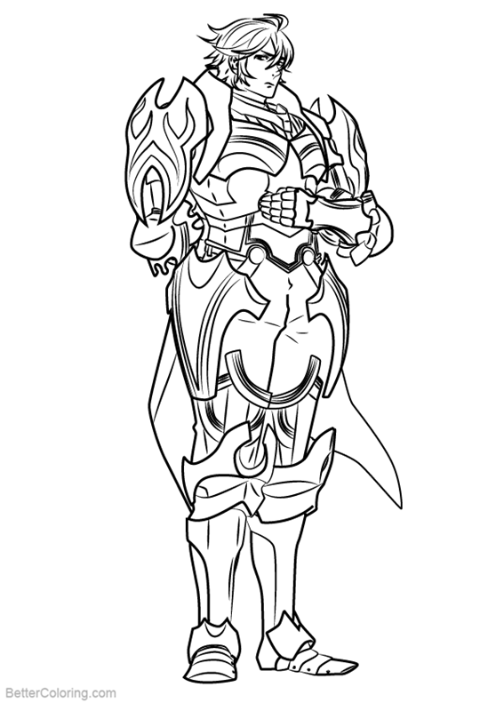 Fire Emblem Coloring Pages Frederick Free Printable Coloring Pages