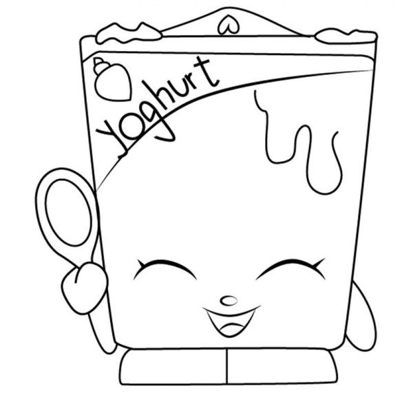 Jelly B from Shopkins Coloring Pages - Free Printable Coloring Pages