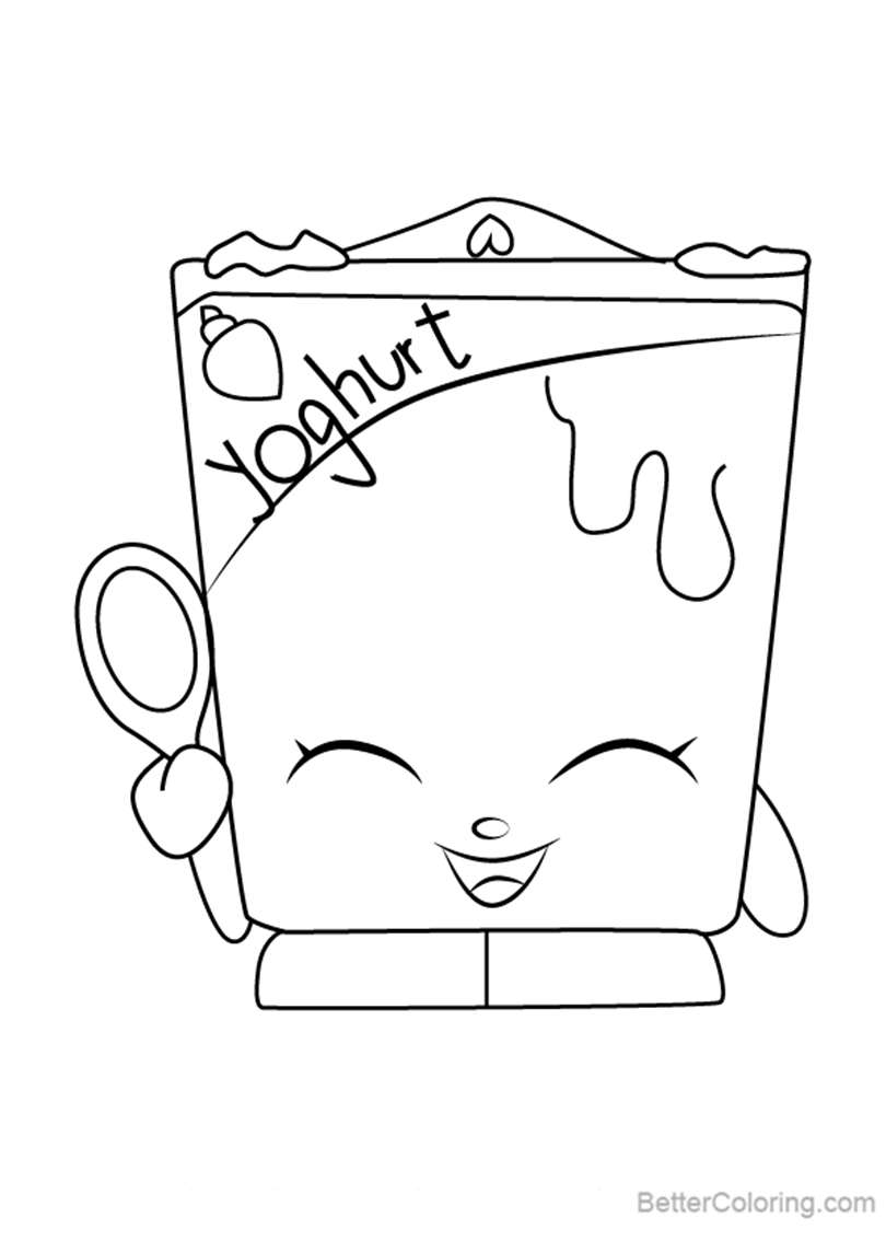 Free Ghurty from Shopkins Coloring Pages printable