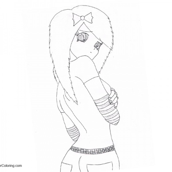 Girly Coloring Pages Headshot Free Printable Coloring Pages