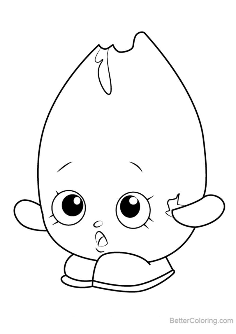 Free Googy from Shopkins Coloring Pages printable