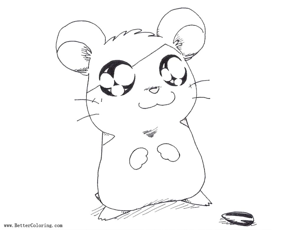 Download Hamtaro the Hamster Coloring Pages by Lady Kappa - Free Printable Coloring Pages