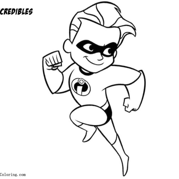 Elastigirl from Incredibles Coloring Pages - Free Printable Coloring Pages