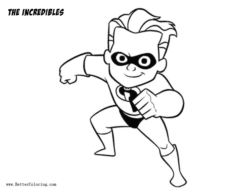 Free Incredibles Coloring Pages Ready to Fight printable