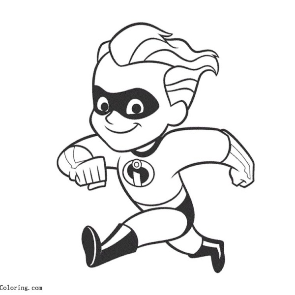 Elastigirl from Incredibles Coloring Pages - Free Printable Coloring Pages