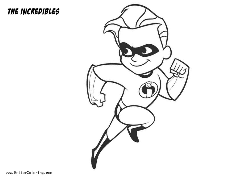 Free Incredibles Coloring Pages printable