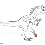 Indoraptor Coloring Pages from Jurassic World - Free Printable Coloring