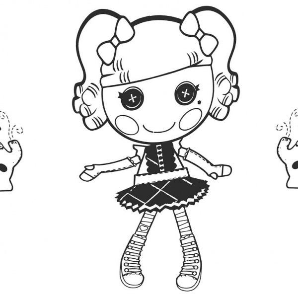 Lalaloopsy Coloring Pages Sugar Crumbs Cookie - Free Printable Coloring