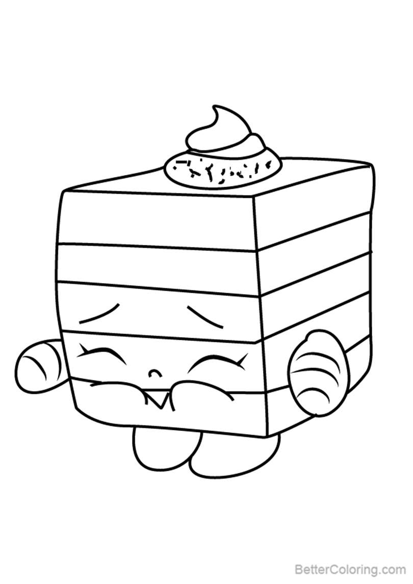 Free Le Quorice from Shopkins Coloring Pages printable