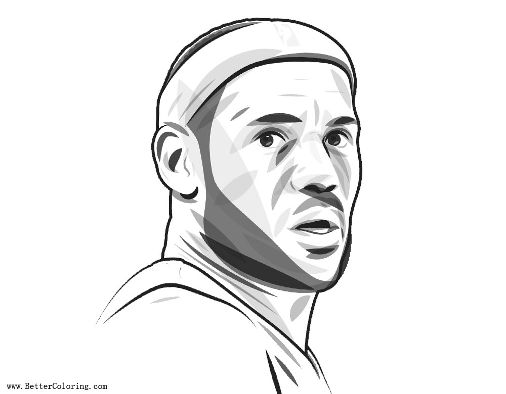 Lebron James Coloring Pages TBI Interview - Free Printable Coloring Pages