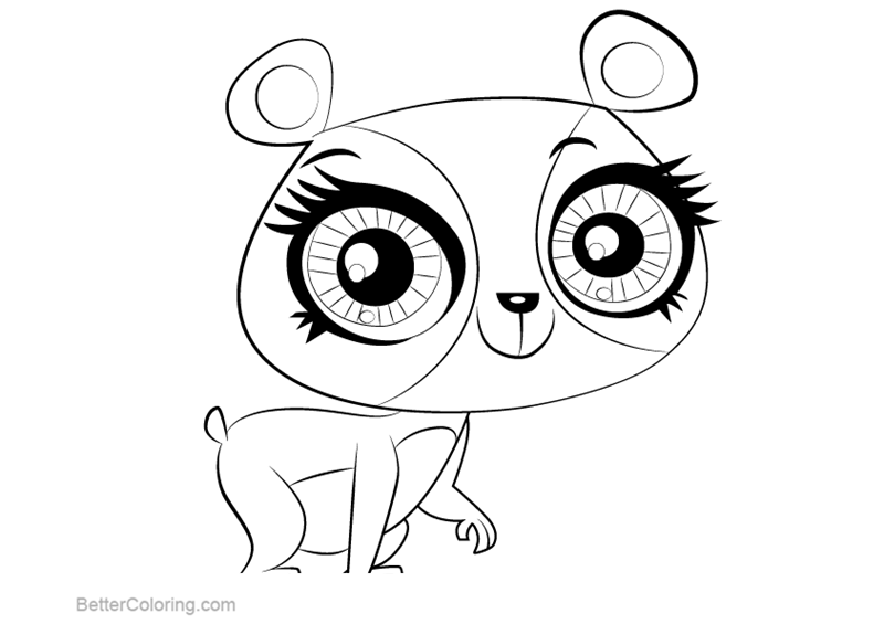 Free Littlest Pet Shop Coloring Pages Penny Ling printable