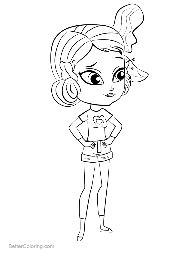 Littlest Pet Shop Coloring Pages Youngmee Song - Free Printable ...