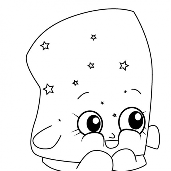 Banana Splitty from Shopkins Coloring Pages - Free Printable Coloring Pages