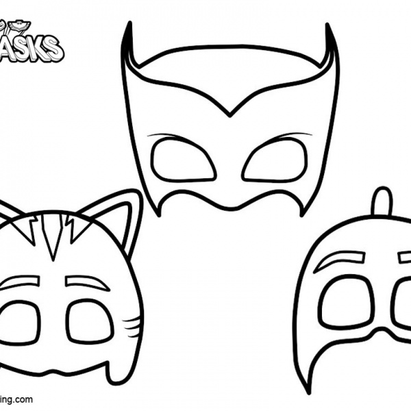Catboy Coloring Pages PJ Mask Characters Free Printable Coloring Pages