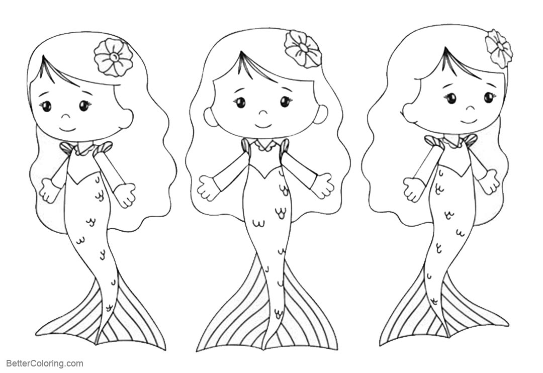 Free Mermaid CharactersChloe's Closet Coloring Pages printable