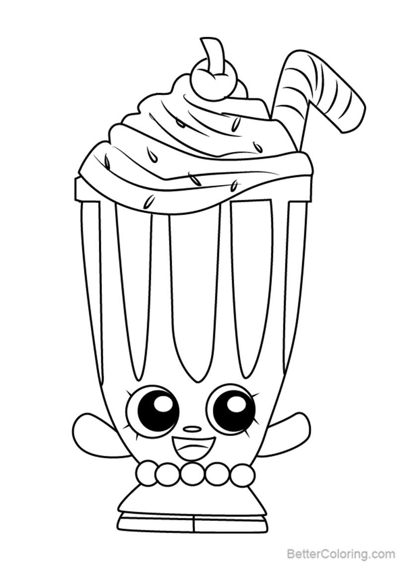 Download Millie Shake from Shopkins Coloring Pages - Free Printable Coloring Pages