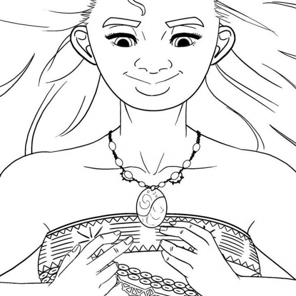 Moana Coloring Pages Lineart by JadeDragonne - Free Printable Coloring