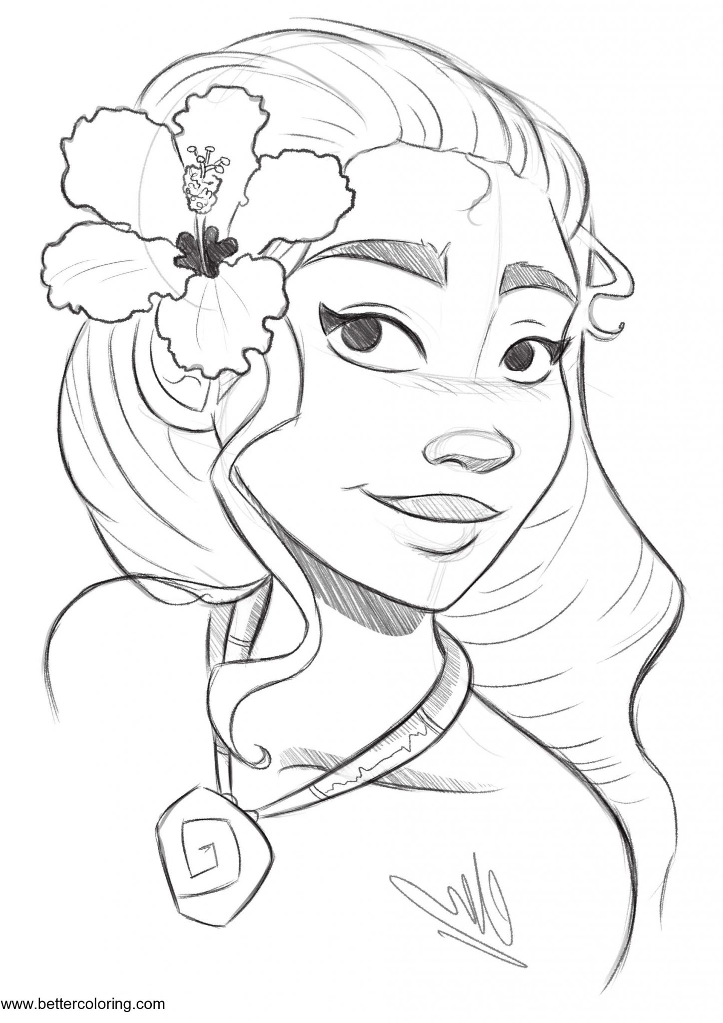 Download Moana Coloring Pages by Charlotte Lebreton - Free ...