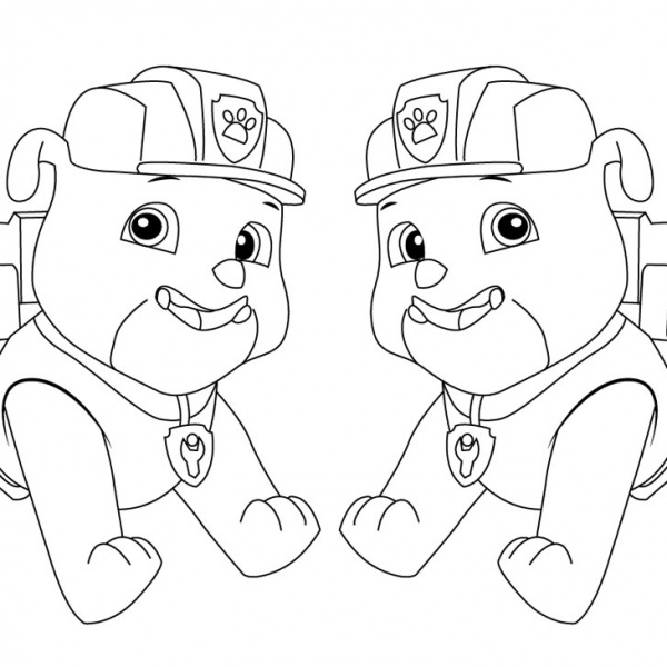 Marshall from PAW Patrol Coloring Pages With Water Cannon - Free ...