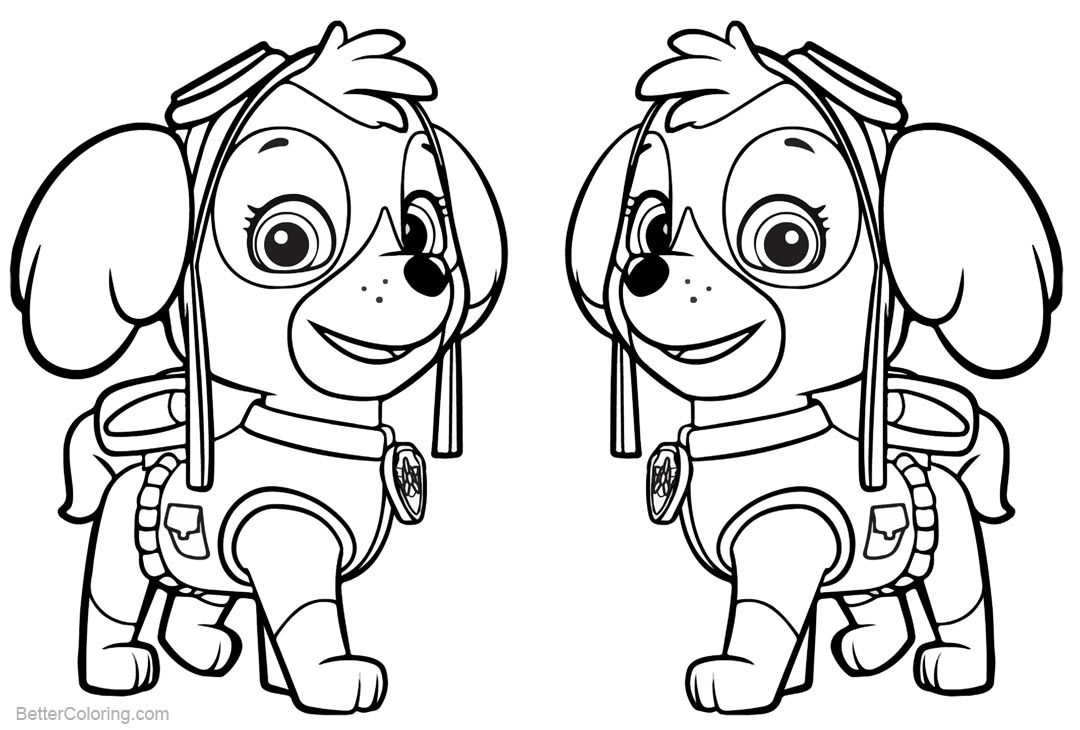  PAW  Patrol  Coloring  Pages  Skye  Free  Printable Coloring  Pages 