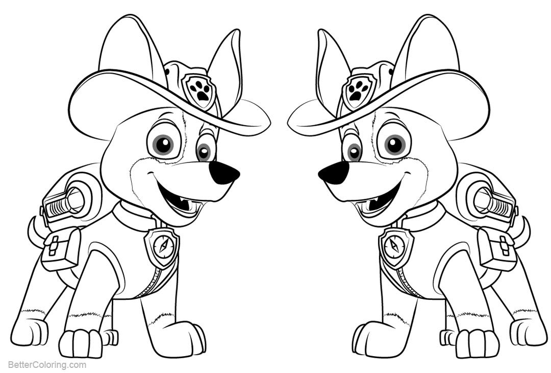  PAW  Patrol  Coloring  Pages  Tracker  Free  Printable  