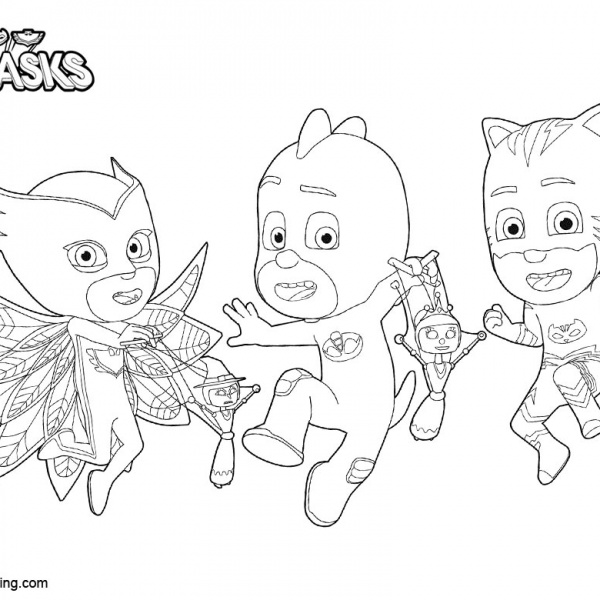 Catboy from PJ Masks Coloring Pages Free Printable Coloring Pages