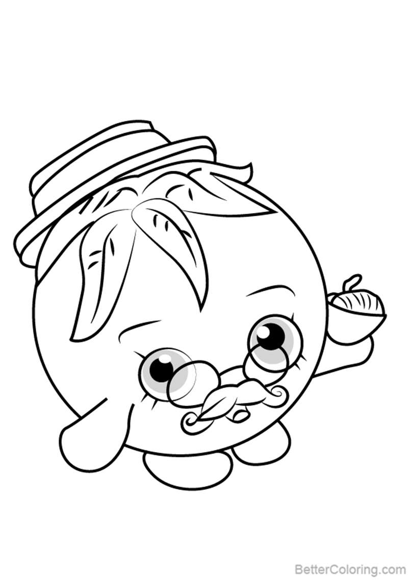 Papa Tomato from Shopkins Coloring Pages - Free Printable Coloring Pages