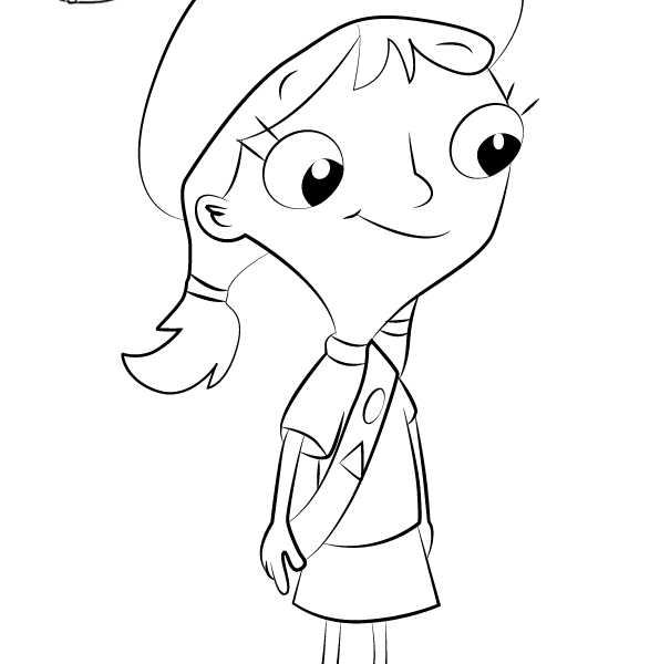 Phineas and Ferb Coloring Pages Isabella Garcia-Shapiro - Free ...
