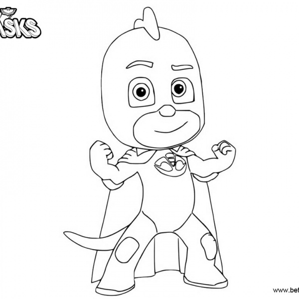 PJ Masks Catboy Coloring Pages Connor Transforms Into Catboy Free