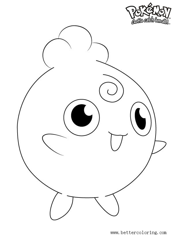 Free Pokemon Coloring Pages Igglybuff printable
