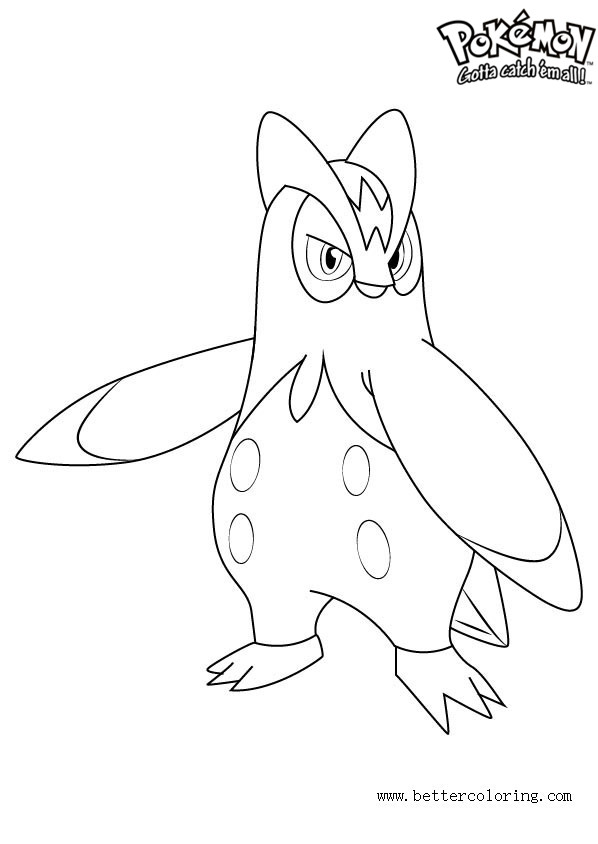 Pokemon Monferno Coloring Page