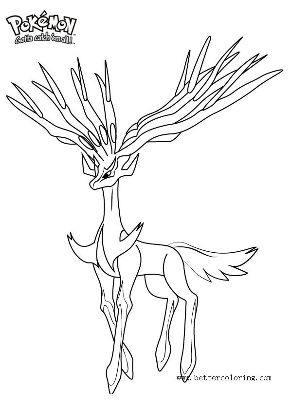 Download Xerneas Coloring Page That are Impertinent | Armstrong Blog