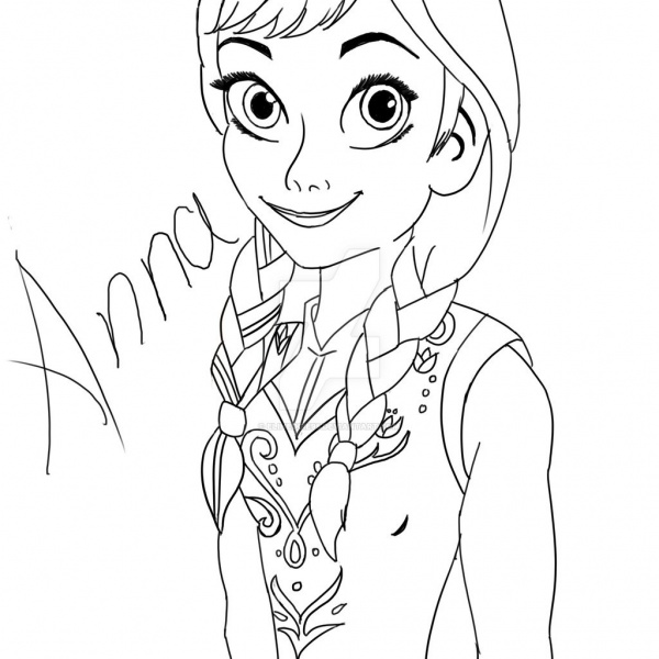 Frozen Elsa And Anna Coloring Pages - Free Printable Coloring Pages