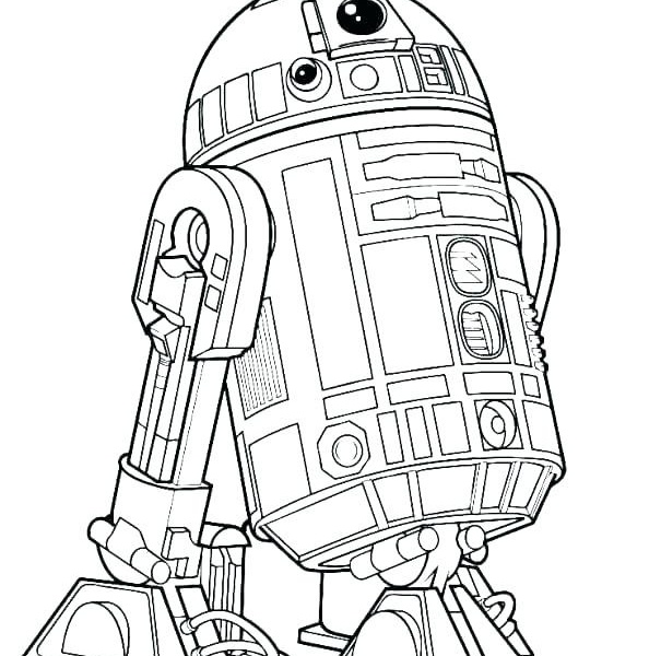R2D2 Coloring Pages - Free Printable Coloring Pages