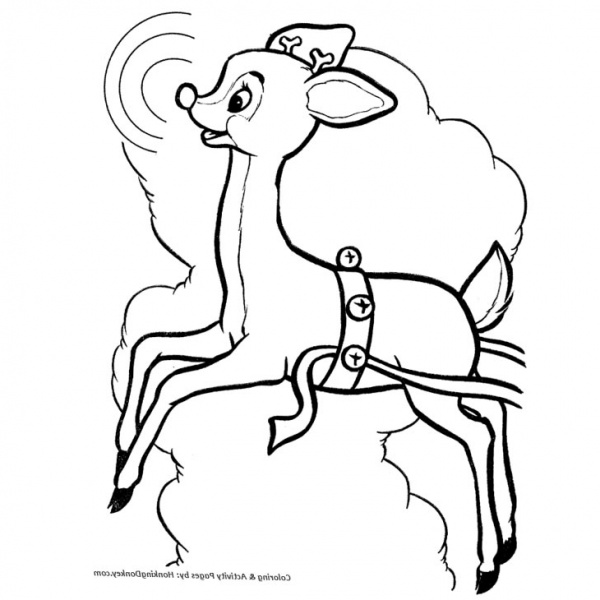 Realistic Reindeer Coloring Pages - Free Printable Coloring Pages