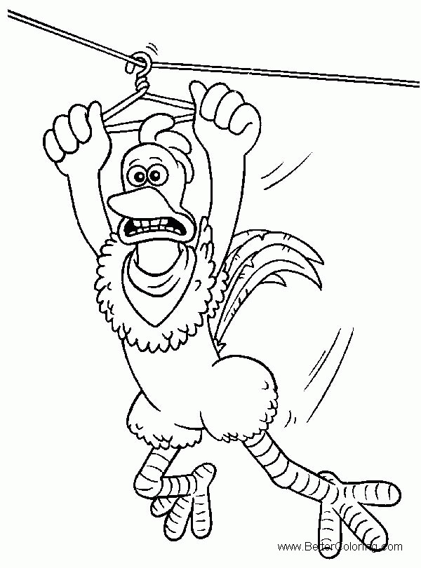 Free Rocky from Chicken Run Coloring Pages printable