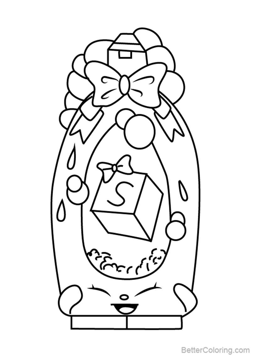 Free Shampoo Sue from Shopkins Coloring Pages printable