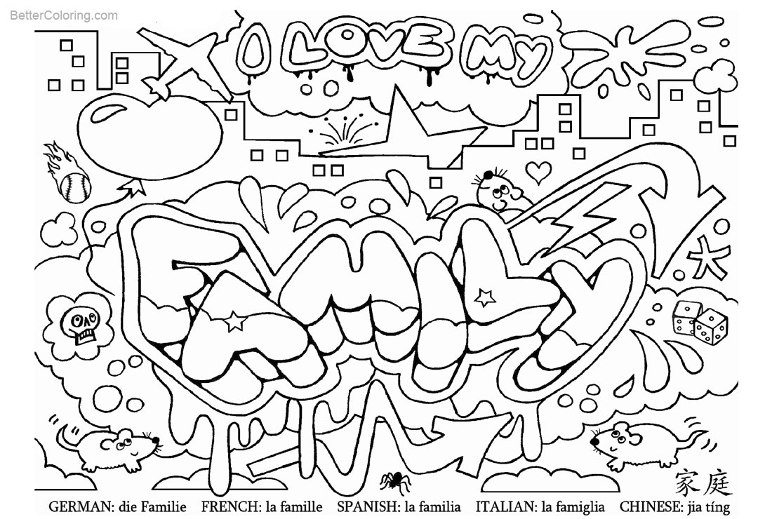 Download Sight Word Coloring Pages Family - Free Printable Coloring ...