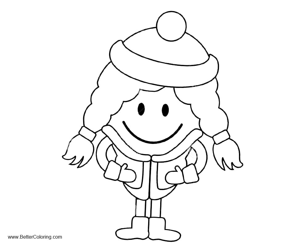 Simple Girly Coloring Pages - Free Printable Coloring Pages