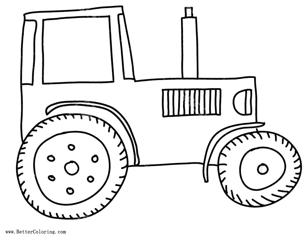 Printable Tractor Outline Printable Templates Printable Tractor Outline Printable Templates