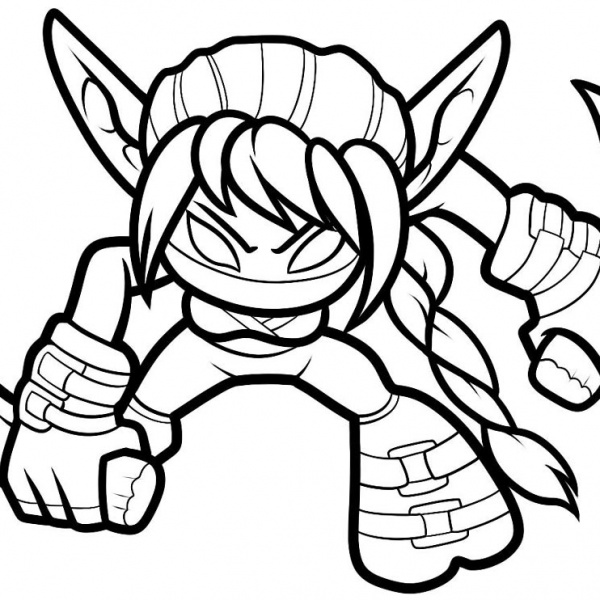 Skylanders Coloring Pages Stump Smash - Free Printable Coloring Pages
