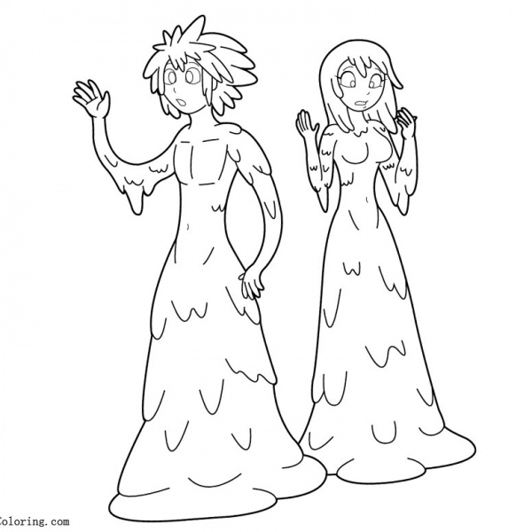 Chibi Slime Monster Coloring Pages - Free Printable Coloring Pages