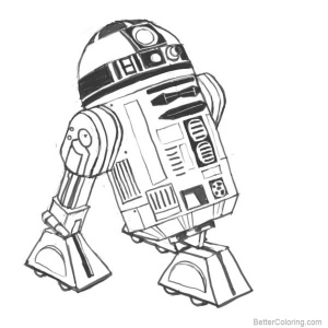 Star Wars R2D2 Coloring Pages - Free Printable Coloring Pages