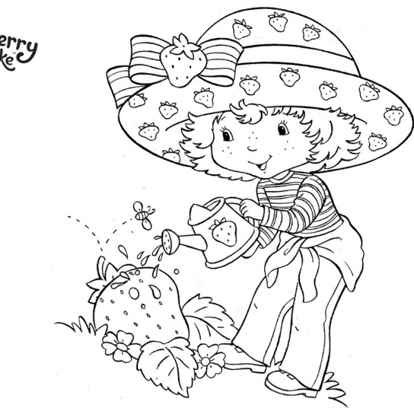 Strawberry Shortcake Coloring Pages - Free Printable Coloring Pages