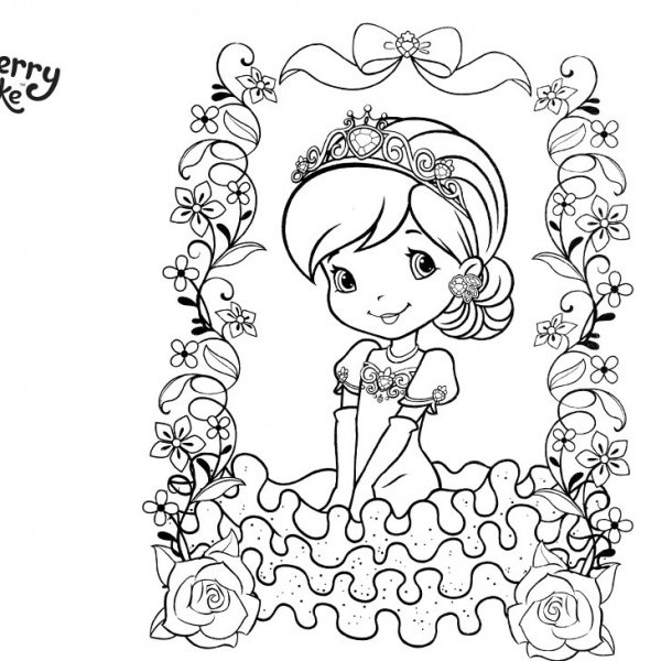 Strawberry Shortcake Coloring Pages - Free Printable Coloring Pages