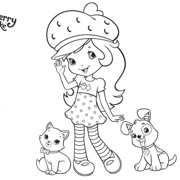 Baby Strawberry Shortcake Coloring Pages Coloring Pages