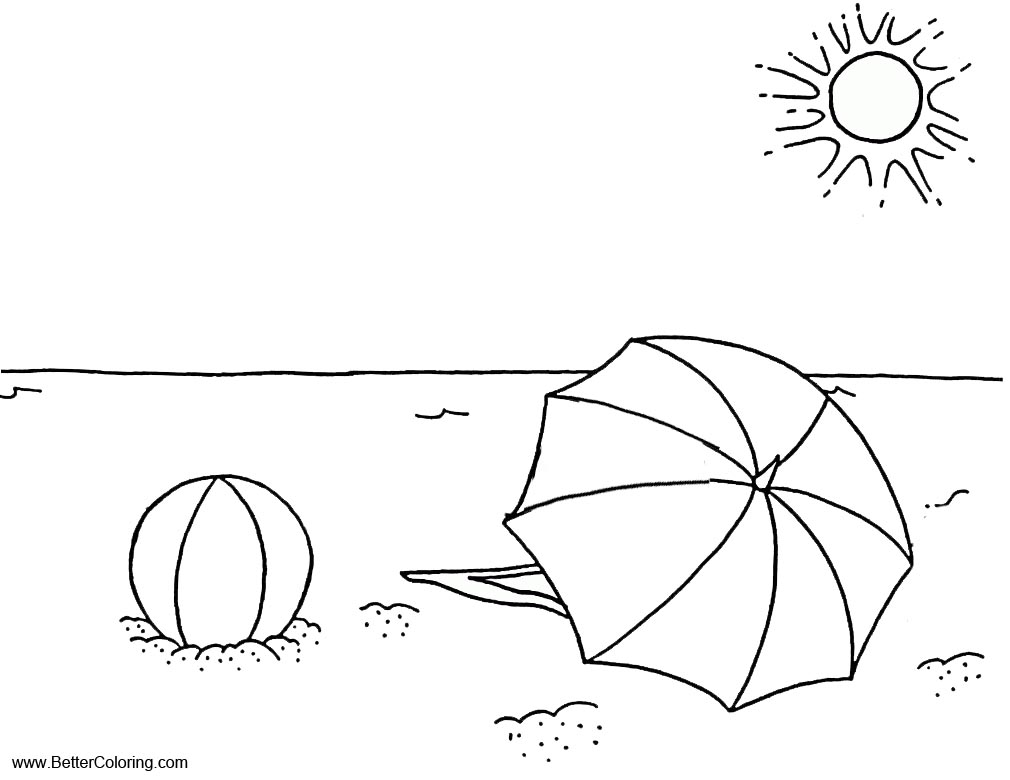 Ocean Landscape Pages Coloring Pages