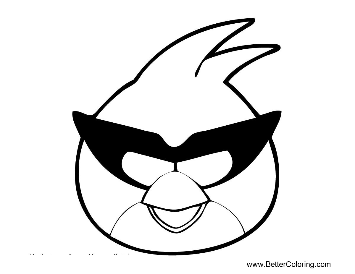 Free Super Angry Birds Coloring Pages printable